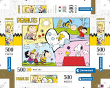 Clementoni - 35558 - Puzzle Peanuts - Jigsaw Puzzle 500 Pieces, Jigsaw Puzzle for Adults, Comic Puzzle - Made in Italy Clementoni