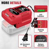 ASUNT 1701C-B 20V Battery Charger Replacement for Bauer 20V Hyper.max Lithium Ion Battery Compact Mini Charger(Battery Not Included) ASUNT
