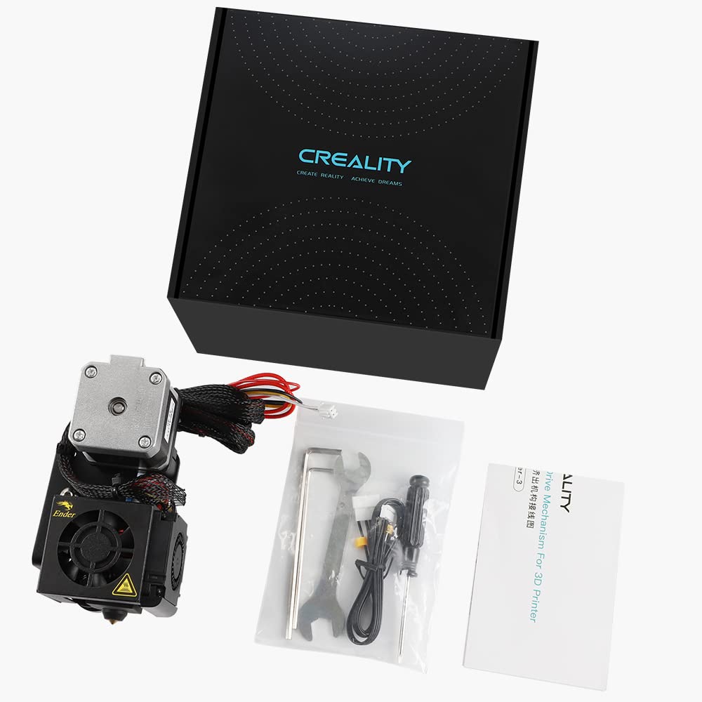 Creality Original Ender 3 Direct Drive Upgrade Kit, Comes with 42-40 Stepper Motor Hotend Kit, 1.75mm Direct Drive Extruder Fan and Cables Support Flexible TPU Filament - WoodArtSupply