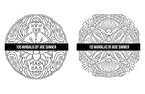 Mandala Coloring Book: For Adults with 100 Magical Mandalas WoodArtSupply