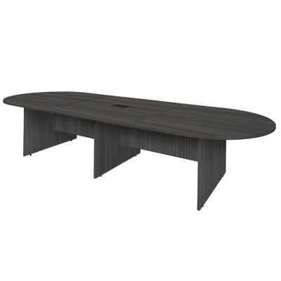 Regency Legacy Modular Conference Table with Tabletop Power & Data Port, 168", Ash Grey