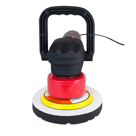 Shurhold 3100 Dual Action Polisher Buffer, Car Buffer and Boat Polishing Machine with Standard Side Handle and 20ft Long Power Cord, 2,500-6,500 OPM,Red,Black Shurhold