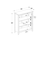 Shaker Style 3 Shelf Bookcase / Solid Wood / 36" High / Adjustable Shelving / Closed Back / Display Bookshelf for Living Room, Bedroom, Home and Office, White Camaflexi