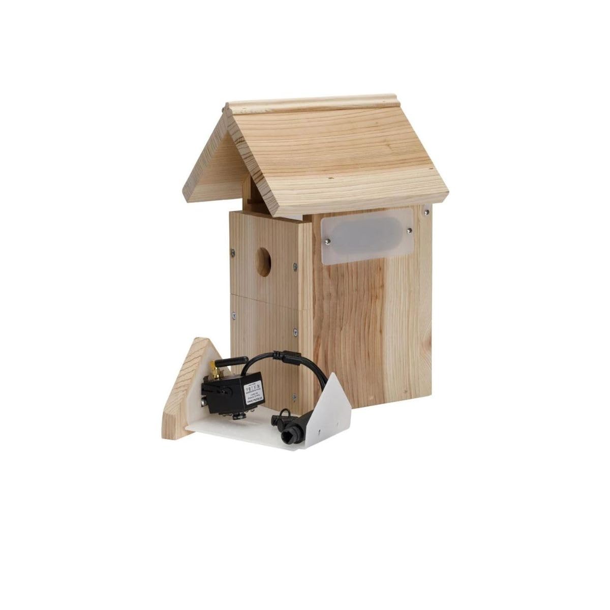 Smart Birdhouse with Camera - 1440p HD WiFi Outdoor Bird Box | Nesting Box for Robins, Wrens, Tree Swallows | Birdhouses Mount to Tree, Fence or House | Ideal Bluebird Houses for Outside - by NESTERA NESTERA