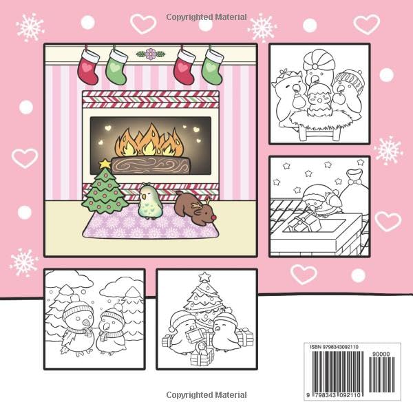 Birby Holidays: Cute and Relaxing Coloring Book WoodArtSupply