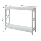 Convenience Concepts Omega Console Table, White Convenience Concepts
