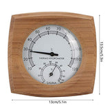 Thermometer Hygrometer Wood Sauna Accessories for Steam Room Cedar Cedar Wood Thermo Hygrometer Sauna Room Indoor Hygrometer Hygrometer Home Sauna Home Hygrometer Indoor Sauna Generic
