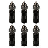 HysiPrui 3D Printer K1 Max Upgrade Extruder Hotend Nozzle Kit - Included 2pcs 0.4mm + 2pcs 0.6mm + 2pcs 0.8mm Hardened Steel Nozzles, High Temperature and Wear Resistant for K1/K1 Max/Ender 3 V3 KE HysiPrui