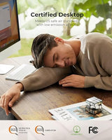 Marsail Standing Desk, Office Adjustable Heights Desk,Stand Up Desk,63x24 Inches Desktop Sit Stand Home Office Gaming Computer Desk with 4 Memory Presets,Headphone Hook,Cable Organizer,Rustic Marsail