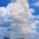 Transcosy Bamboo Beaded Curtain for Doorways Handmade Door Beads Boho Beaded Room Doorway Curtain Natural Wood Divider for Closet Entrance Window Decor (Nature, 90×190cm/35×75in) Transcosy