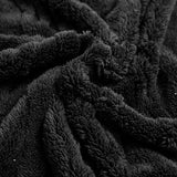 YUSOKI Queen Size Blanket Single Layer,Weight(4.4lb),370GMS-3D Stylish Design for Gift Home Decor (Black,90"x90") YUSOKI