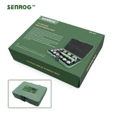 SENROG 12 in 1 Hole Punch Set, Hollow Punch Set for Leather, Gasket Hole Punch Set, Rubber Hollow Hole Punch Set, Plastic Sheet Gasket Punch Set, 3/16'' to 1-1/4'' Hole Punch Kit with Handle SENROG