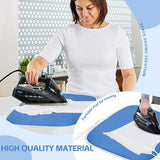 67 Pcs Sublimation Shirts Tool Kits for Vinyl Alignment,Portable Pad for Ironing,T-Shirt Rulers Guide and Teflon Sheet for Cricut Heat Press HTV Vinyl Center Designs,Craft Sewing Accessories DNSGOOR