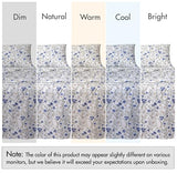 RUVANTI 100% Cotton Sheets – Twin XL Size Percale Bedding, Cooling & Breathable Floral Design, Durable with a Crisp, Soft & Comfortable Feel, 16" Deep Pocket, 3-Piece Set, Sweet Pea RUVANTI