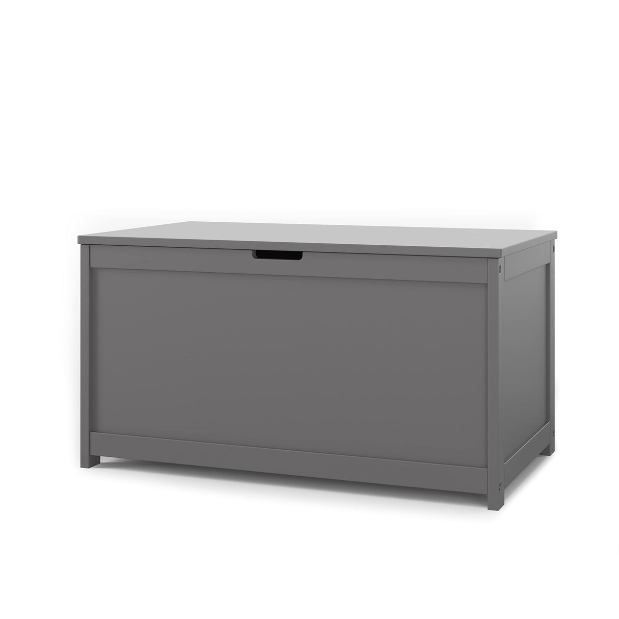 Child Craft Harmony 33” Wood Toy Box, Large Storage Chest, Plenty of Storage, 2 Safety Hinges, Standard Ventilation Hole on Back, 6 Cubic Feet of Storage (Cool Gray) Child Craft