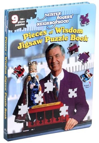 Mister Rogers' Neighborhood: Pieces of Wisdom Jigsaw Puzzle Book (Jigsaw Puzzle Books) WoodArtSupply