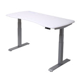 WorkPro® Electric Height-Adjustable Standing Desk with Wireless Charging, 60", White WorkPro