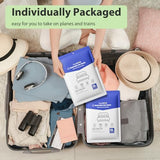 CxLoode 2 Pack Disposable Bed Sheets for Hotel, Portable Bedspread, Disposable Bedding Set with 2 Bed Sheet 2 Quilt Cover and 4 Pillowcase for Travel CxLoode