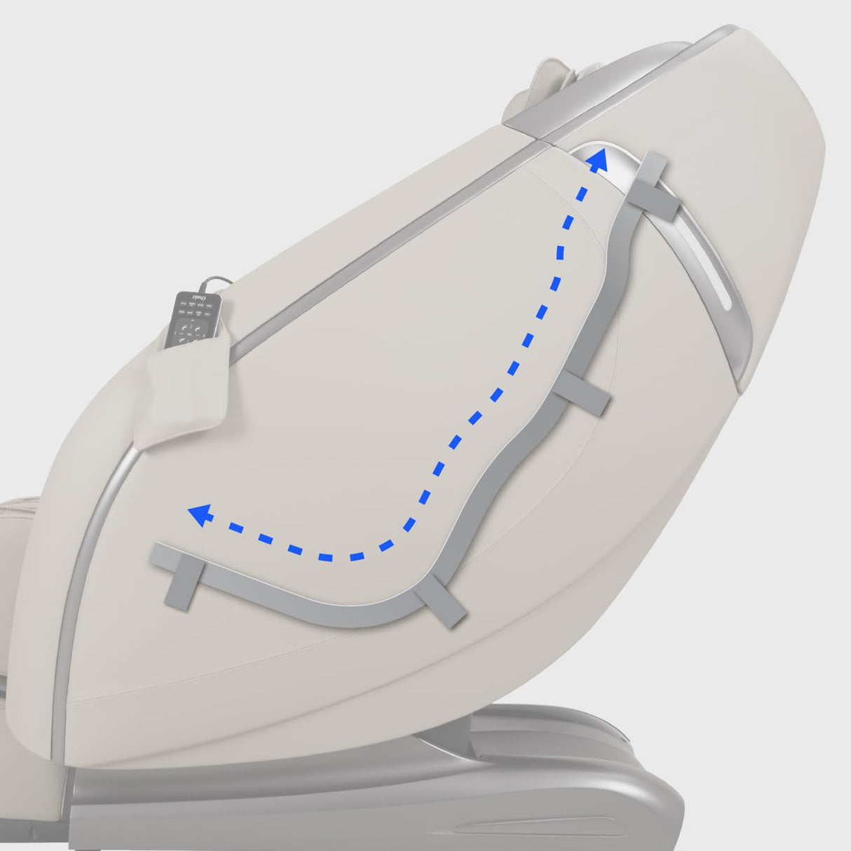 Titan Osaki Dreamer | Zero Gravity Massage Chair | Full Body 3D Recliner | SL Track |Heat Therapy | Space Saving Massage Chair | Brown Titan