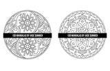 Mandala Coloring Book: For Adults with 100 Magical Mandalas WoodArtSupply
