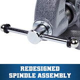 Wilton Tradesman Bench Vise, 4-1/2" Jaw Width, 3-1/2" Max Jaw Opening, 3-1/4" Throat (Model 1745) Wilton