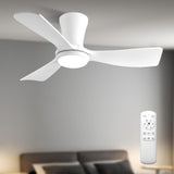 36in Ceiling Fan With Lights express setup Remote Control White Fan 6speed Quiet Reversible DC Motor LED 3CCT Dimmable Light Living Room Bedroom Dining Room Deck Patio Modem indoor Outdoor use natawinnd