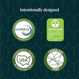 Tuft & Needle Original Hybrid Medium Cal King Mattress in a Box, Adaptive Foam, Pocketed Coils, Cooling Pressure Relief, 100 Night Trial, Fiberglass Free, CertiPUR-US, 10-Year Limited Warranty Tuft & Needle