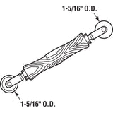 Prime-Line P 7505 Screen Rolling Tool – A Must Have Tool for Installing Window and Door Screens – Spline Roller with Wood Handle and Steel Wheels – Durable and Easy to Use (Single Pack) PRIME-LINE