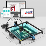Twotrees TTS-20 Pro Laser Engraver, 20000mW Laser Engraver Machine and Cutter, Ideal for DIY Laser Engraving Projects. Processes Wood, Metal, Acrylic, and Glass 27.4-inch × 23.4-inch Laser Cutter Twotrees