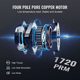 VEVOR 5 Gallon Vacuum Chamber and 3.5 CFM Pump Kit, Tempered Glass Lid Vacuum Degassing Chamber Kit, Single Stage Vacuum Pump with 250 ml Oil Bottle, for Stabilizing Wood, Degassing Silicones, Epoxies VEVOR