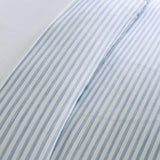 Levtex Home Martha Stripe Blue Reversible King/Cal King Comforter Set (106x94in) with 2 Pillowcases (36x20in) - Stripe Bedding - Blue, White - Cotton King Size Comforter Set - Lofty, Soft Levtex Home