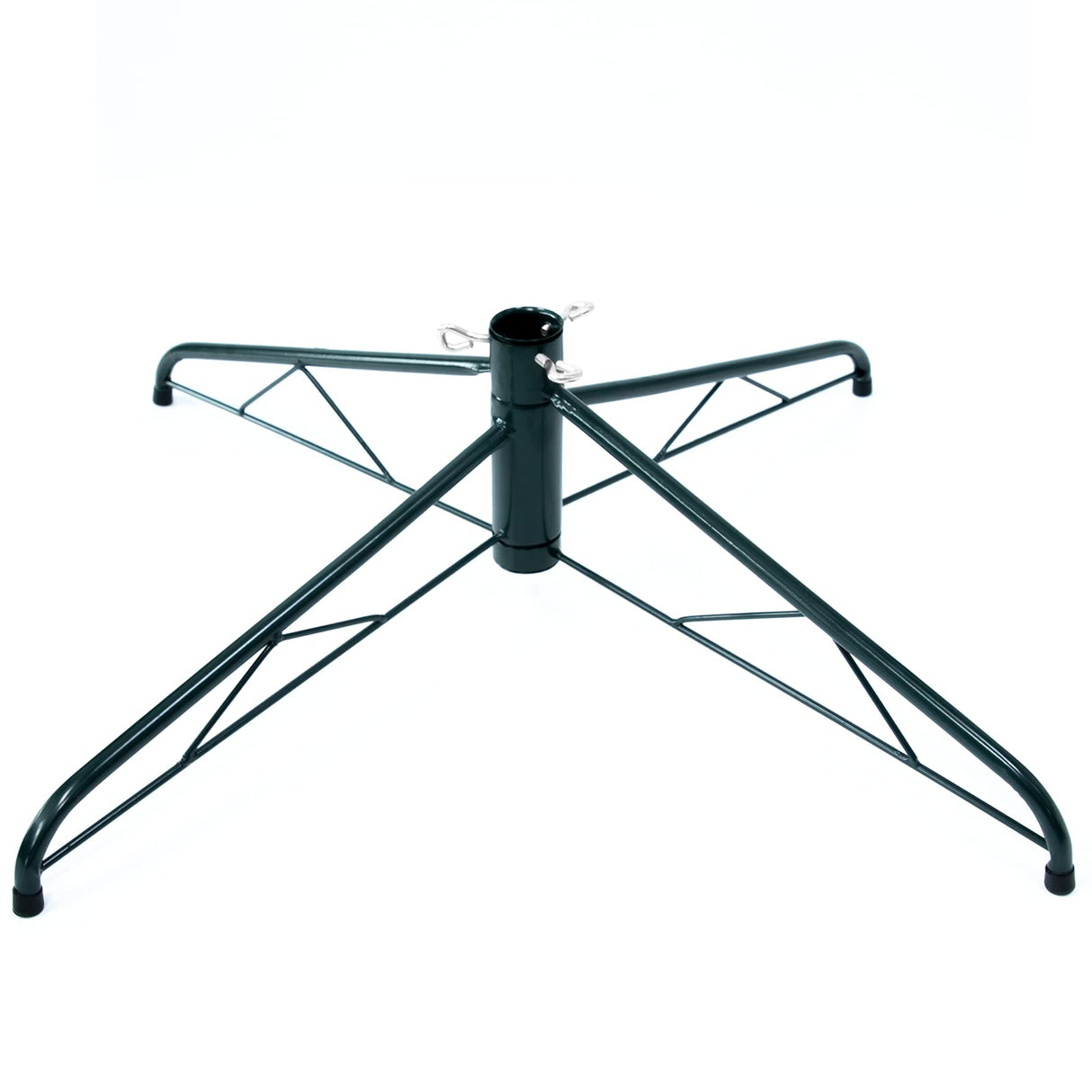 Maylai 27.6 inch Large Christmas Tree Stand for Artificial Trees, Folding Christmas Tree Base for 3 Ft to 9 Ft Artificial Trees, Fits 0.5-1.25 Inch Tree Pole,(Green) Maylai