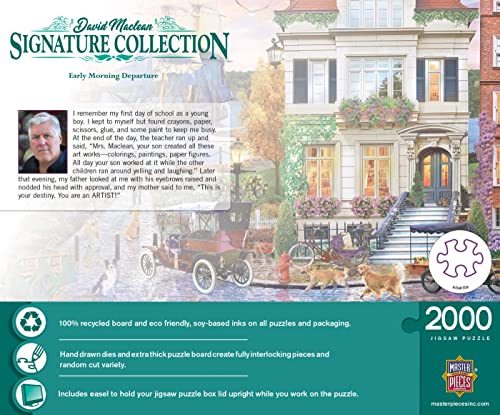 MasterPieces 2000 Piece Jigsaw Puzzle for Adults, Family, Or Kids - Early Morning Departure - 39"x27" Masterpieces