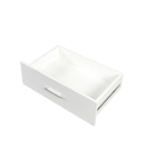 Karl home White Dresser for Bedroom, Wood 8 Drawer Dresser Chest of Drawers, 55 Inch Dresser Bedroom Furniture, Large Dresser Storage Chest with Deep Drawers, TV Stand, 55.1" X 15.7" X 31.5" Karl home