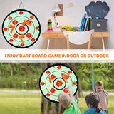 Axe Throwing Toys for Kids Adults, Yard Ax Dart Games for Boys Girls Axe Throwing Set Family Party Camping Carnival Games Indoor Outdoor Play Activity Center, 4 Sticky Axes, 28'' Cloth Board AUBESTKER