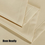 BONZER Waterproof Outdoor Curtains for Patio, Premium Thick Privacy Weatherproof Grommet Outside Curtains for Porch, Pergola, Cabana, 1 Panel, 54W x 84L inch, Cream BONZER