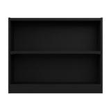 Bush Furniture Universal Bookcase, Low Storage and Display Bookshelf for Home Office or Living Room Organization, Small 2 Shelf, Black Bush Business Furniture