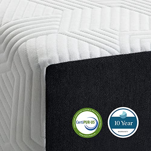 Lucid 8 Inch Queen Mattress - Firm Gel Memory Foam Mattress – Bamboo Charcoal Foam –Gel Infused- Hypoallergenic Foam Mattress LUCID