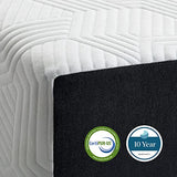 Lucid 8 Inch Queen Mattress - Firm Gel Memory Foam Mattress – Bamboo Charcoal Foam –Gel Infused- Hypoallergenic Foam Mattress LUCID
