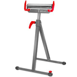 XtremepowerUS Folding Roller Stand Height Adjustable, Heavy Duty 250 LBS Load Capacity, Outfeed Woodworking 11" Ball Bearing Steel Roller Stand XtremepowerUS