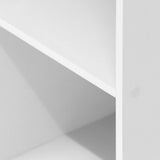 Furinno Luder Bookcase / Book / Storage , 3-Tier, White Furinno