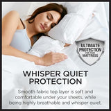 Protect-A-Bed Essential Mattress Protector Full, Dust Mite Resistant, Noiseless and Odor-Resistant Mattress Cover, 100% Waterproof Top, Machine Washable, Fits 11"-18" Mattresses Protect-A-Bed