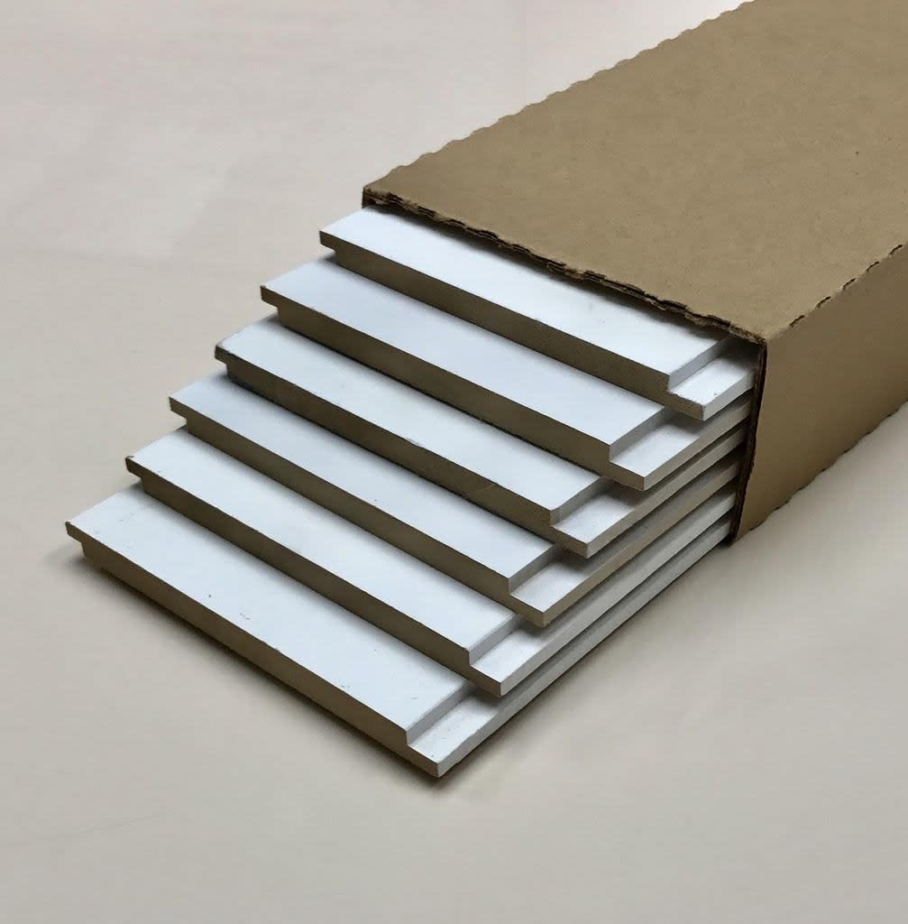 Timeline Classic White Shiplap Engineered Wood Wall Paneling, 3/8 in. 5.5 in. x 72 in. (6-Brds, 16.5 SF/Pkg) Timeline