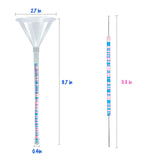 Xmada Beading Funnel - Beading Tools Kit for Clay Bead, 2 PCS Beading Tools for Jewelry Making with Beading Needles, Bracelets, Necklaces Making (2), Clear Xmada