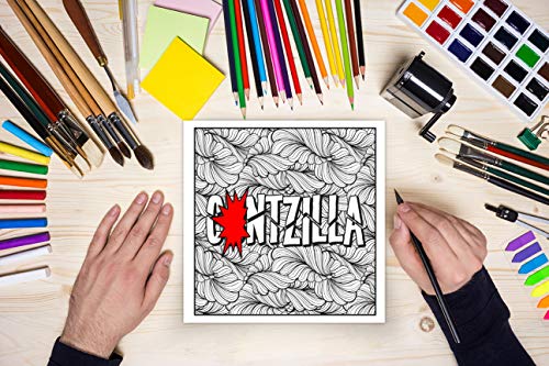 A Swear Word Coloring Book for Adults WoodArtSupply