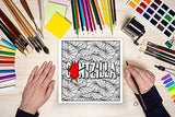 A Swear Word Coloring Book for Adults WoodArtSupply