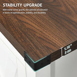 YITAHOME Farmhouse Sideboard Buffet Cabinet with Storage with 4 Doors, 55'' Large Kitchen Storage Cabinet, Wood Coffee Bar Cabinet with Adjustable Shelf for Kitchen, Living Room, White YITAHOME