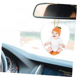 JEWEDECO 40 Pcs Sublimation Blanks Scented Hanging Blanks Blanks Car Sublimation Air Freshener Blanks White Felt JEWEDECO