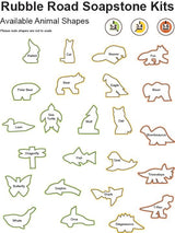 Fox Medium Soapstone Carving Kit DIY Arts and Crafts Kit Generic