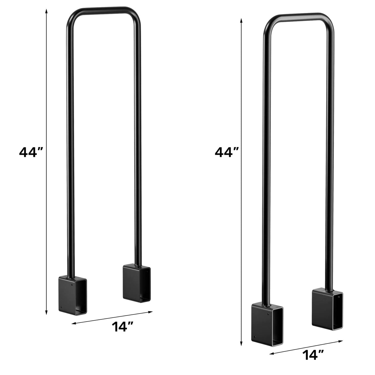 DOEWORKS Heavy Duty Firewood Racks Adjustable Length Log Bracket Rack Holder DOEWORKS